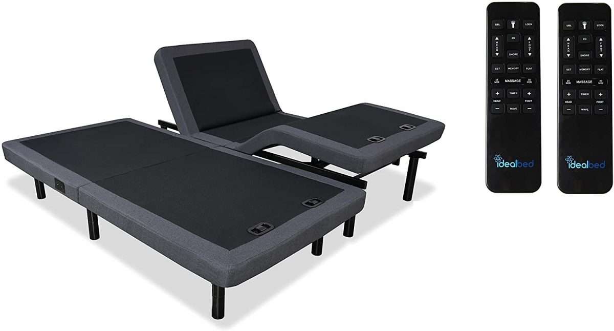 Amazon.com: iDealBed 4i Custom Adjustable Bed Base, Wireless, Massage ...