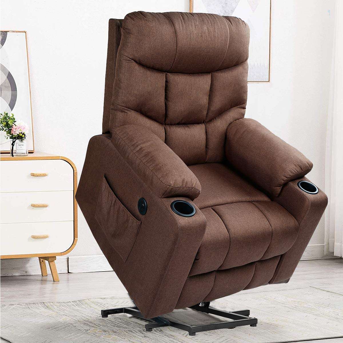 Amazon.com: YODOLLA Electric Power Recliner Chair, Power Lift Recliner ...