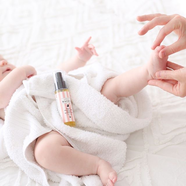 Baby massage love! . Last night we told you that better sleep is a ...