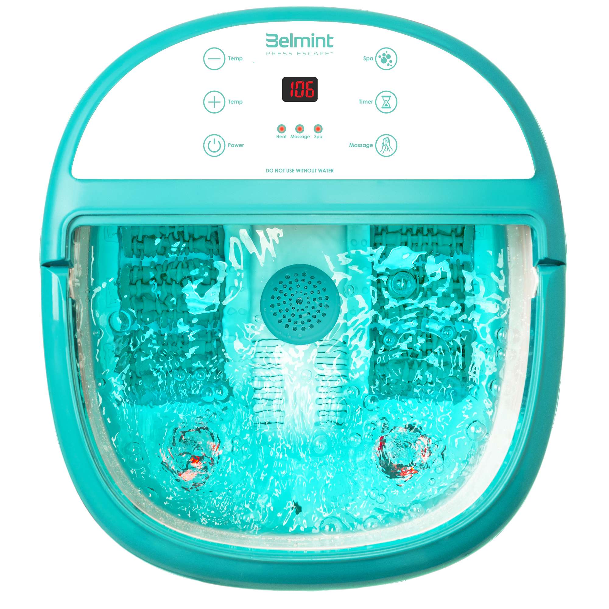 Belmint Foot Spa Bath Massager with Heat, Foot Soaking Tub Features ...