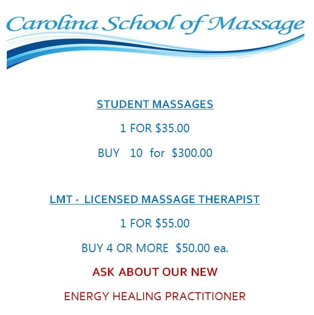 Carolina School Of Massage &  Wellness Center Massage Therapy Greenville