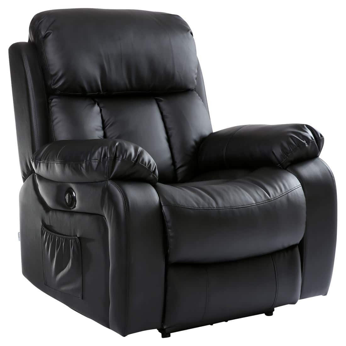 CHESTER ELECTRIC HEATED LEATHER MASSAGE RECLINER CHAIR SOFA GAMING HOME ...