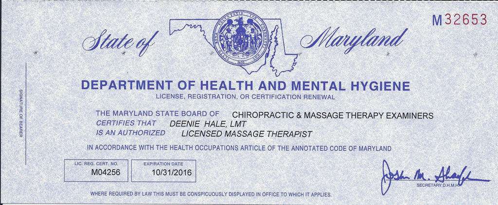 Deenie Hale, LMT, Certified Fascial Stretch Therapist Level 1
