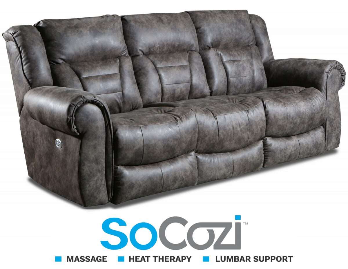 Franklin Reclining Sofa With Heat And Massage