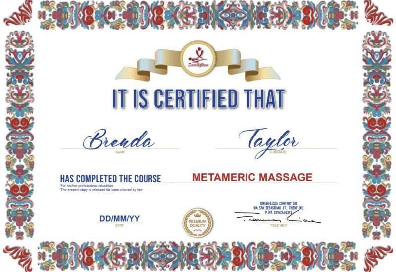 Get your certificate â Demo Massage Courses Online