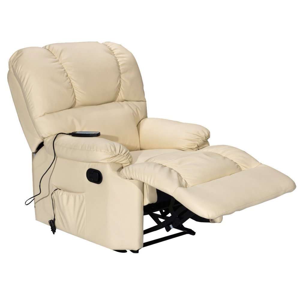 Goplus Recliner Massage Sofa Chair Deluxe Ergonomic Lounge ...