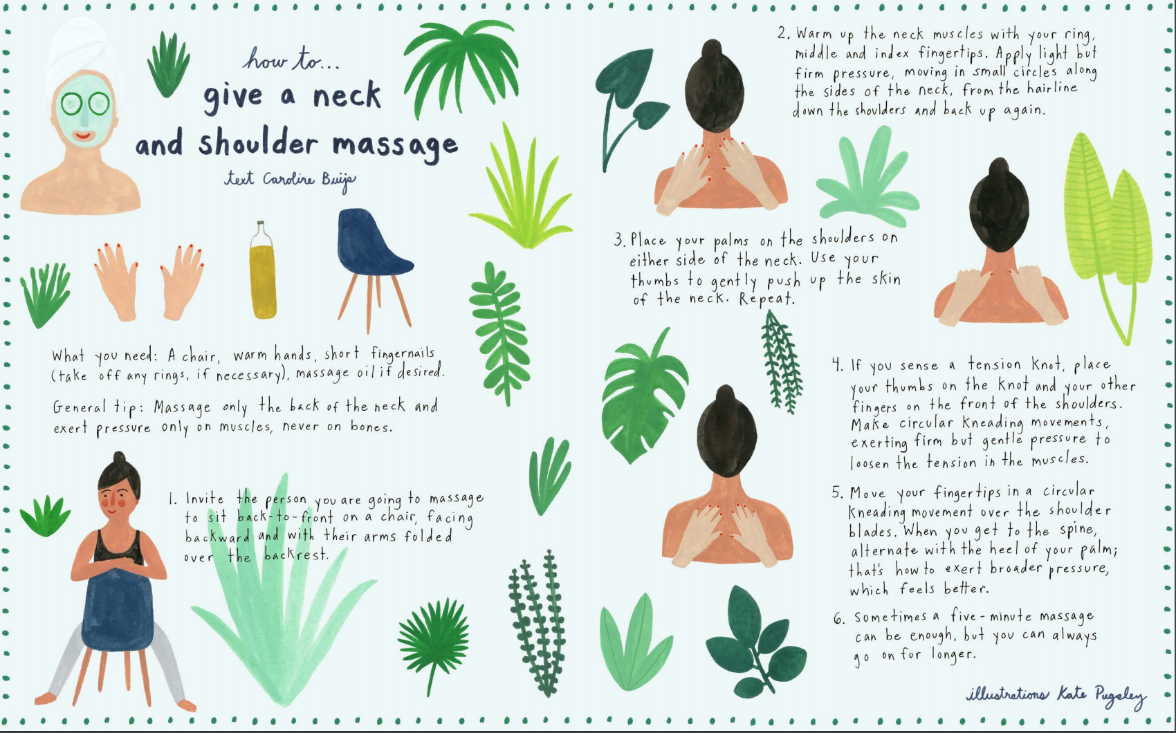 How to give a neck and shoulder massage
