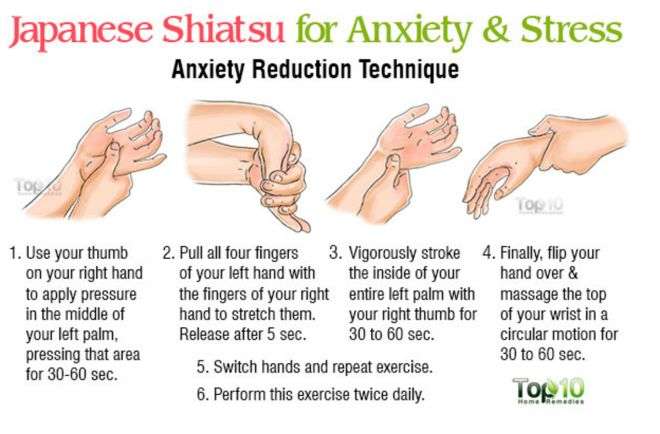 How to practice shiatsu for stress and anxiety