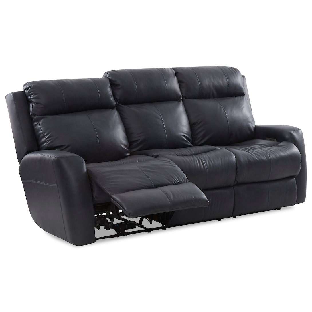 Klaussner Brooks Power Reclining Sofa with Power Headrests and XMS ...