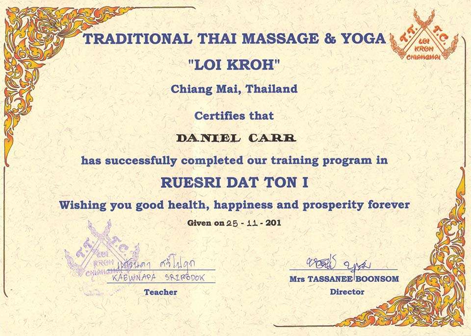 Los Angeles Thai Massage Ruesi Datton