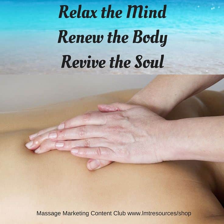 Massage and Spa Marketing Content Clubs