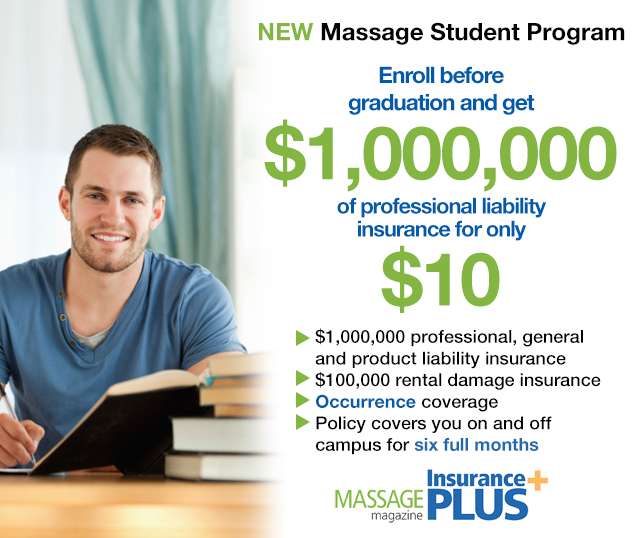 Massage Magazine Insurance Plus Launches $10 Student ...