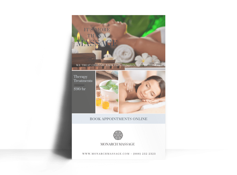 Massage Special Offer Poster Template