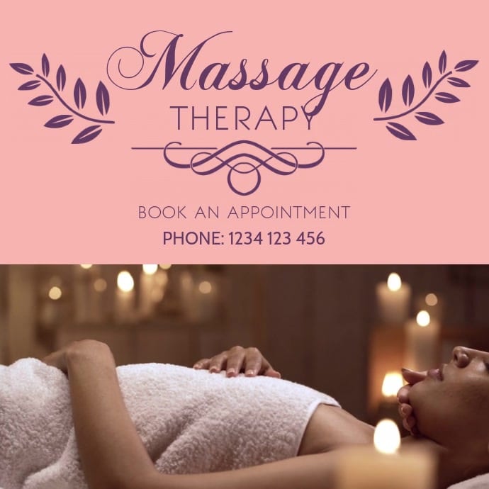 Massage Therapy instagram Post Template