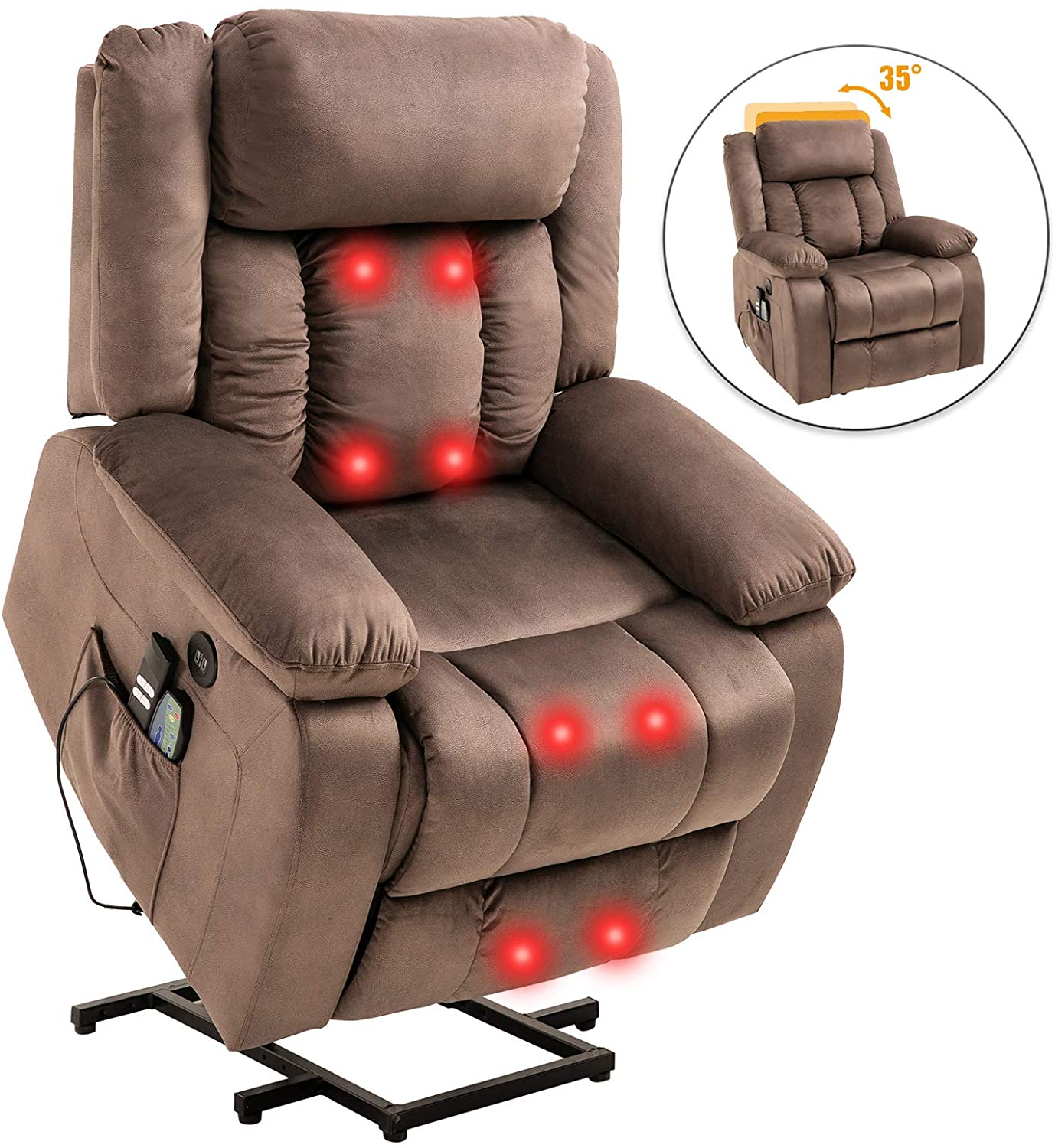 Mecor Power Lift Recliner Lift Chair for Elderly with Adjustable ...