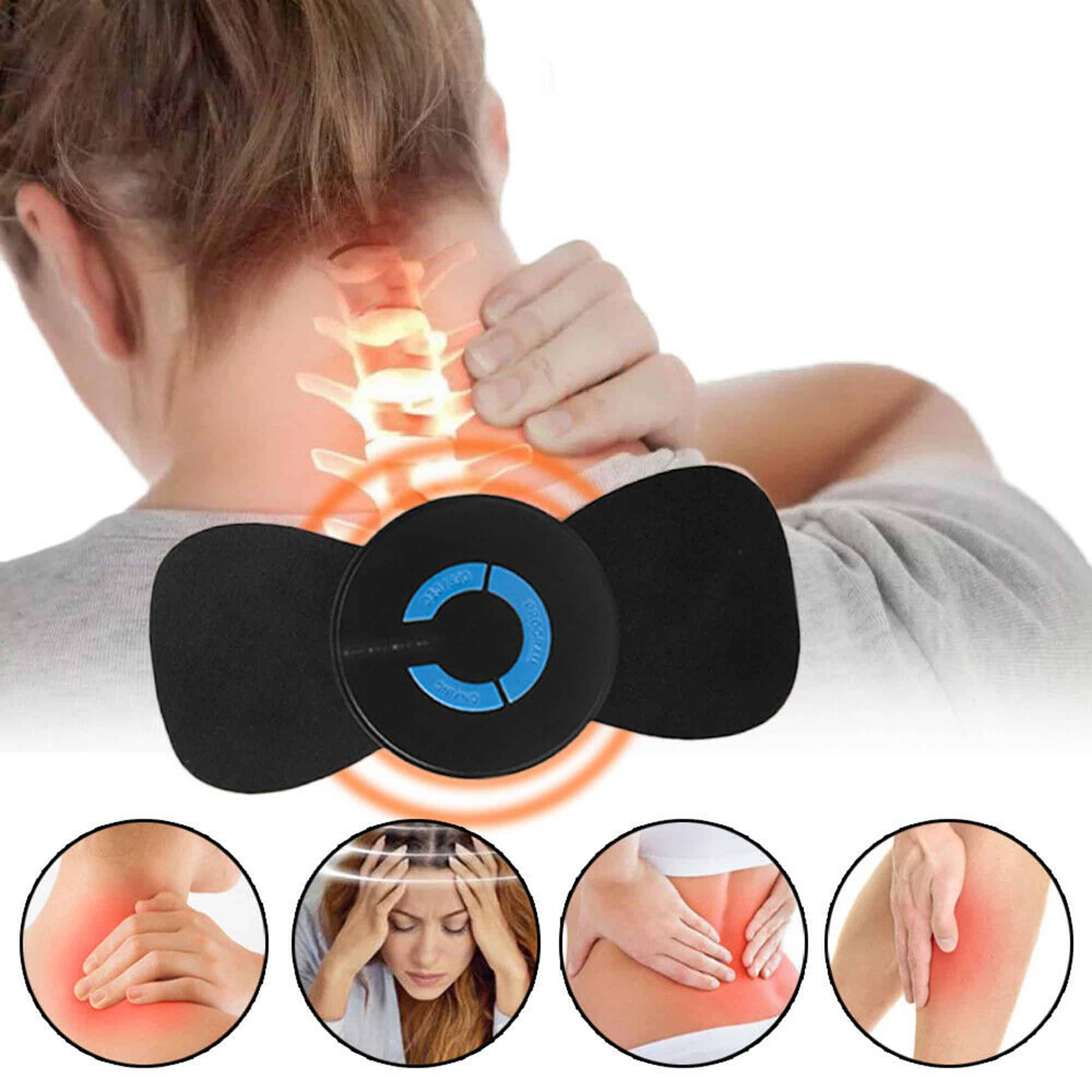 Mini Electric Neck Massager Cervical Massage Shoulder Back Pain Relaxed ...