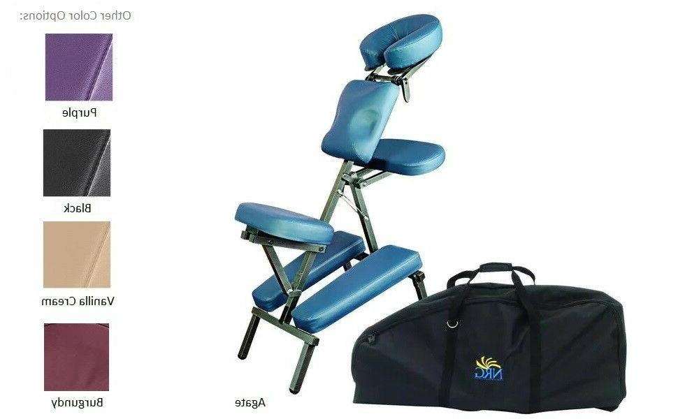 NRG Grasshopper Portable Massage Chair w/Case