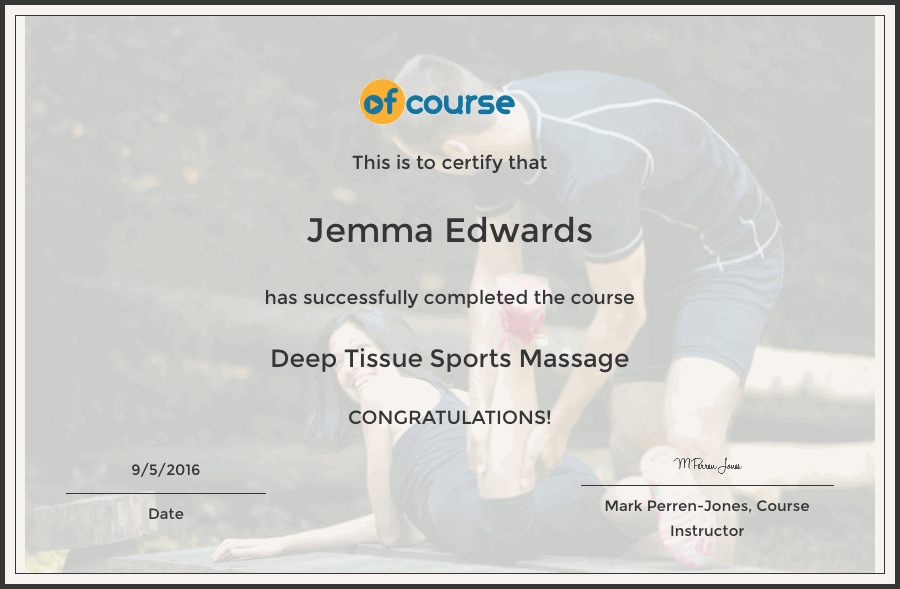 Online Sports Massage: Deep Tissue Diploma (CTAA accredited) Course ...