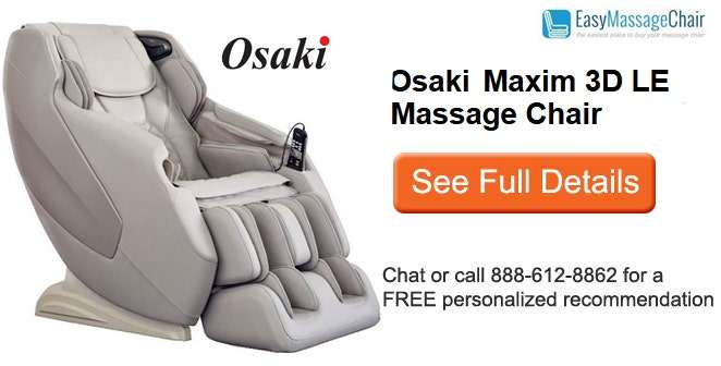 Osaki Maxim 3D LE Massage Chair Review