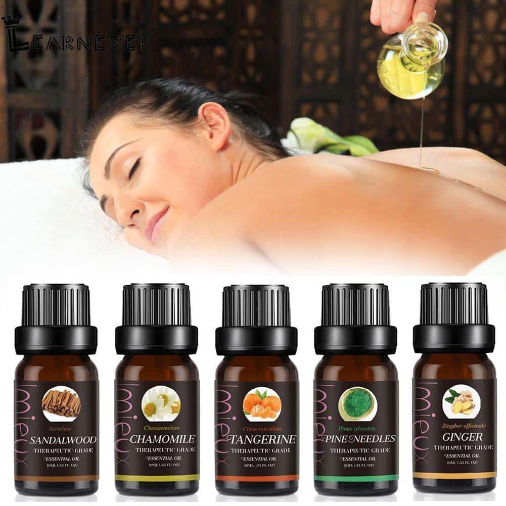 Pure Plant Essential Oil Body Massage Oil 10ml Thermal Body Ginger ...