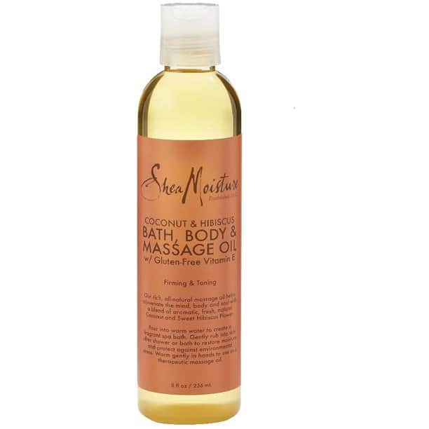 Shea Moisture Coconut &  Hibiscus Bath, Body &  Massage Oil 8 oz (Pack of ...