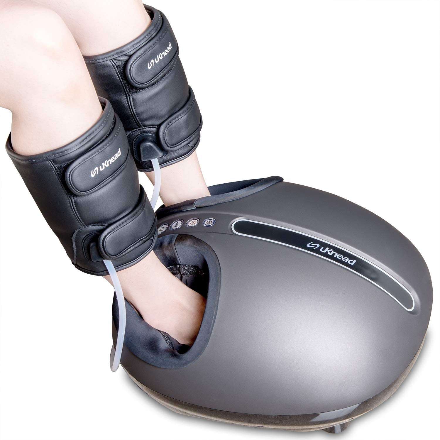 Shop Uknead Airopro Shiatsu Foot Leg Massager Overstock ...