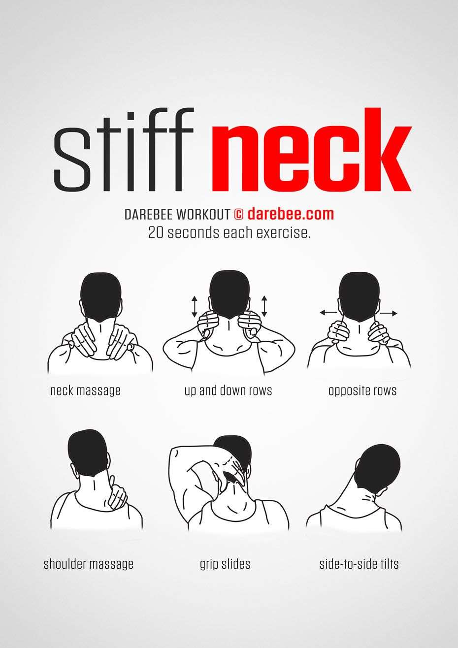 Stiff Neck Workout. www.bacrac.co.uk/