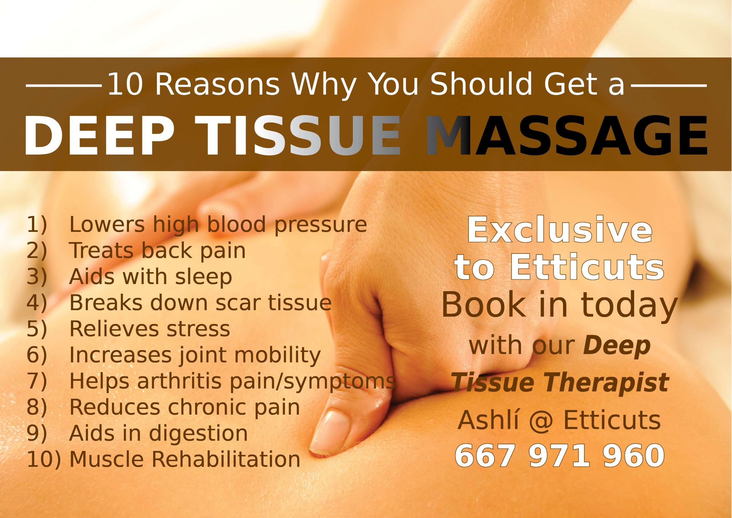 The benefits of deep tissue massage