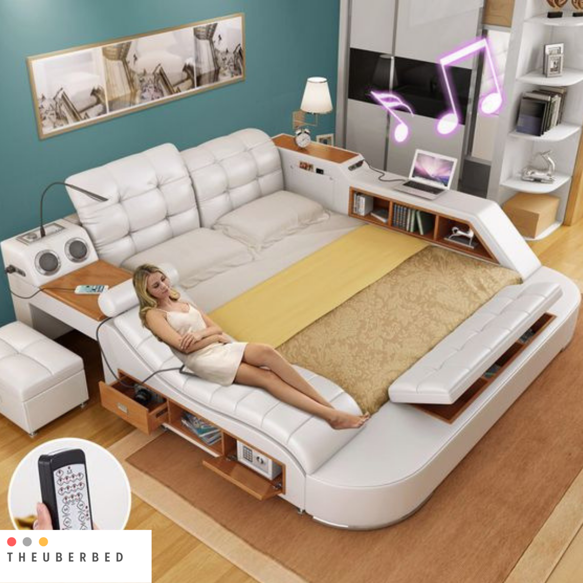 The Ultimate Bed With Integrated Massage Chair And ...