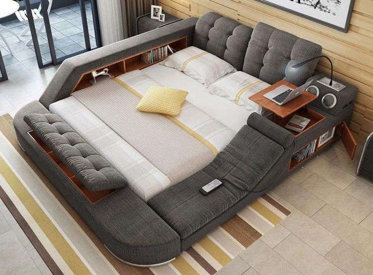 The Ultimate Bed With Integrated Massage Chair, Speakers ...