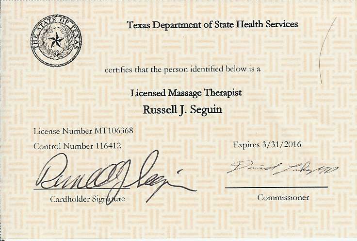 thisisjellydesign: Massage Therapy License Renewal Texas