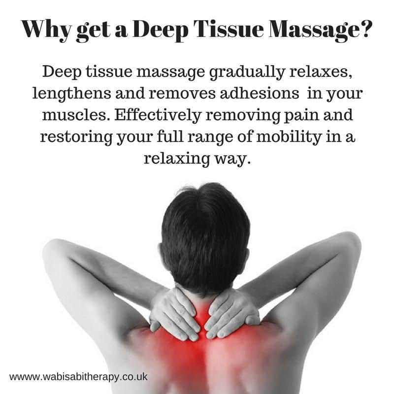 Why get a Deep Tissue Massage? It feels good and it is beneficial to ...